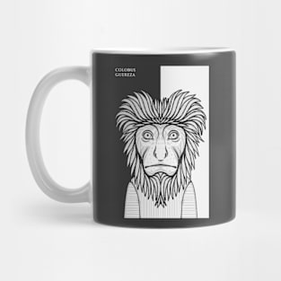 Black and White Colobus Guereza Monkey Mug